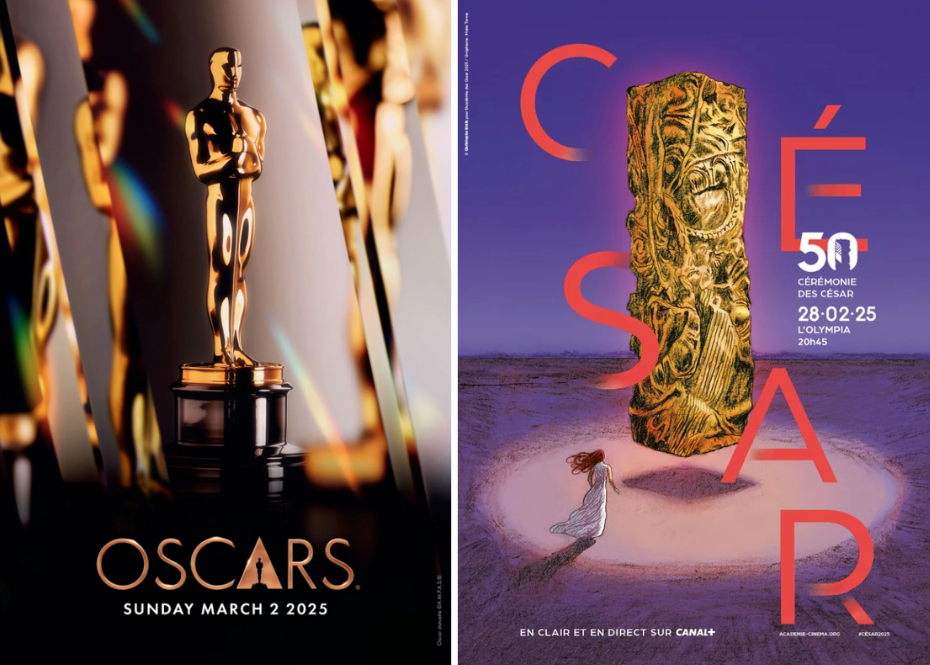 Quatre films soutenus par la SOFICA Cinémage récompensés aux Cérémonies des César et Oscars 2025 !